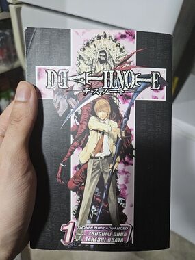 Manga Death Note Volume 1 Black Pink Cover